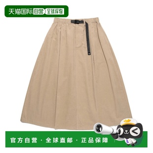 女款 复古新品 半身裙LE2504SR02BE长裙a字裙 美式 韩国直邮LEE正品