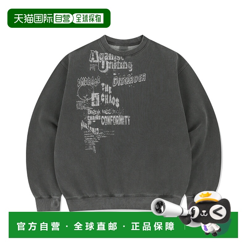 韩国直邮MAHAGRID 男士卫衣MG2EFMM457ACH DISORDER PIGMENT SWEA