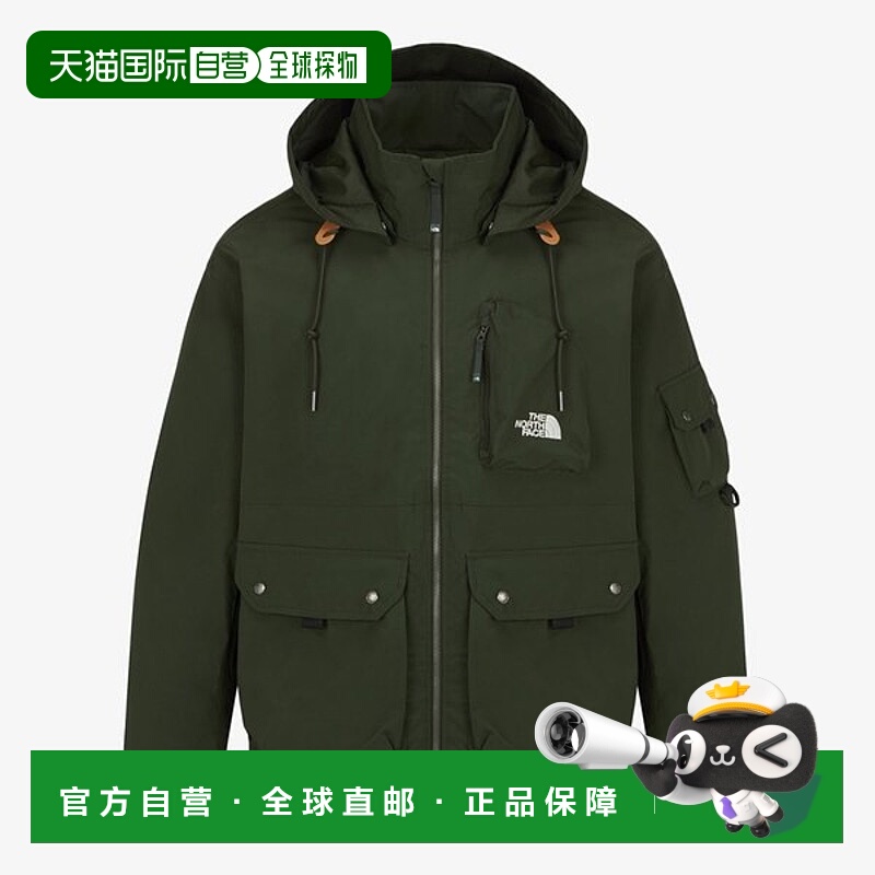 韩国直邮THE NORTH FACE [NJ2HR55C 男式多功能防水夹克（深绿色
