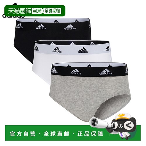 香港直邮Adidas Underwear阿迪达斯内衣ACCO - 3 PK BIKINI BRIEF
