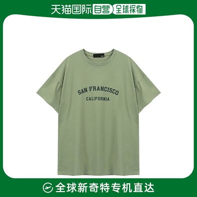 韩国直邮[BNX] 女性旧金山loose fit短袖T恤衫