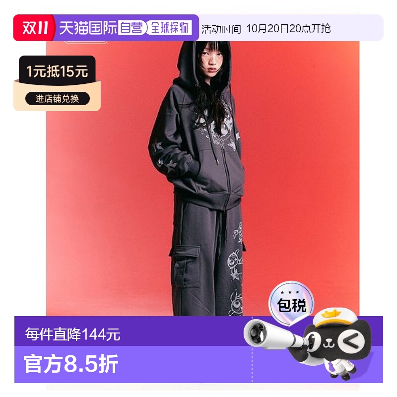 韩国直邮NASTY FANCY CLUB街头辣妹潮牌酷帅休闲时尚新款休闲裤F2