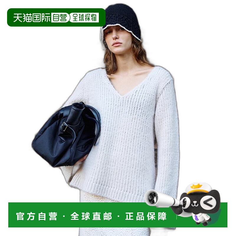 韩国直邮OUI MAIS NON 女士毛针织衫23FWOMNKN05 Monaco Kid-mohai