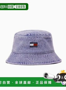 韩国直邮TOMMY HILFIGER Tamizin 传统牛仔布水桶帽 B1 T32F6AHT0