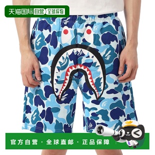 BATHING 001SPL301010M APE 迷彩鲨鱼运动短裤 ABC 韩国直邮A