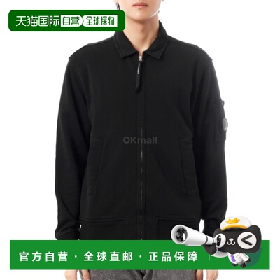 韩国直邮CP COMPANY 棉质斜纹抓绒开襟衫 (20CMSS040A 110044G 99