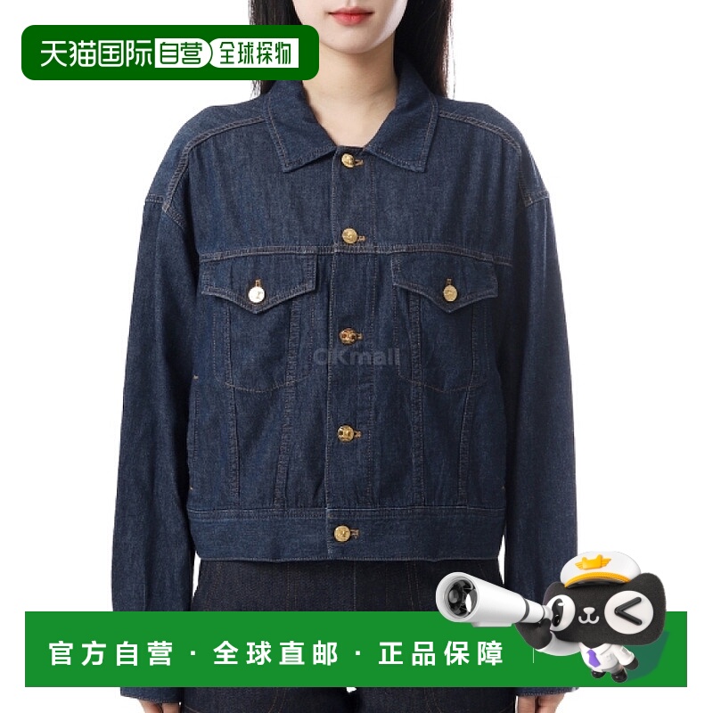 韩国直邮CELINE 2Q831361M 08DO 牛仔外套 短款背心 女士 春秋