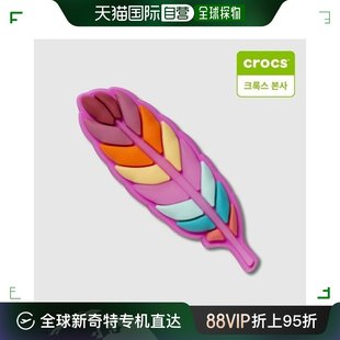 club 时尚 帆布休闲鞋 其他拖鞋 half 羽毛装 韩国直邮Crocs 饰