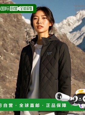 韩国直邮REEBOK 女士女士羽绒服RESR2F901BK锐步高端流行 休闲时尚