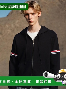 韩国直邮THOM BROWNE 连帽衫男士MKT008AY3007415SS23 RWB ARM BA