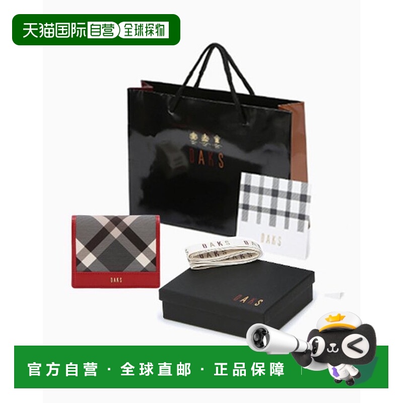 韩国直邮DAKS WOMEN ACC DCWA3F936R2卡包RED女士