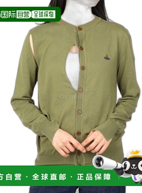 韩国直邮Vivienne Westwood 3803001K Y000U M409 开襟衫全棉破洞