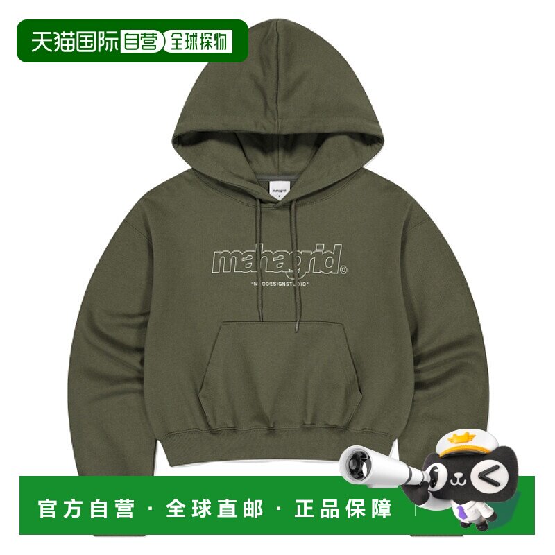 韩国直邮MAHAGRID 女士连帽衫潮牌休闲时尚百搭 舒适减龄高级感