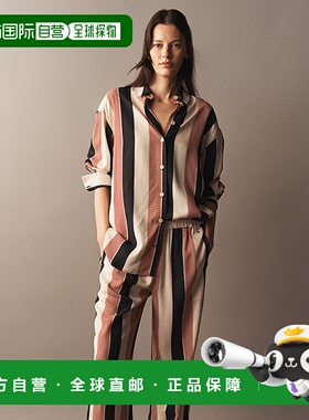 韩国直邮TOMMY HILFIGER 女士女装休闲裤T22E7WPC072WT10FO阔腿裤