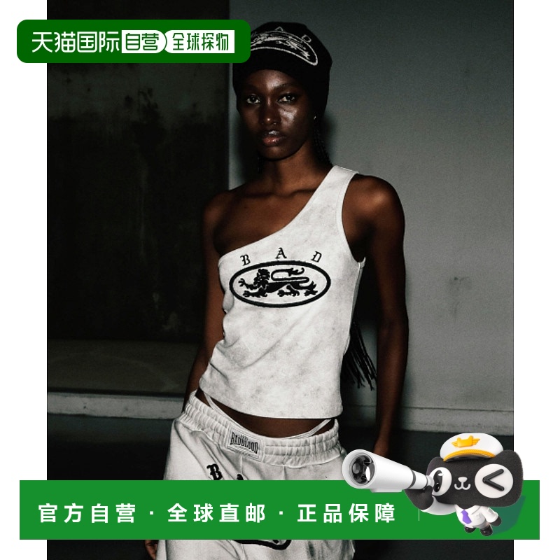 韩国直邮BADBLOOD 女士吊带衫w-tnk25-022 Ryan Patch One Shoulde