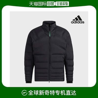 韩国直邮[Adidas GOLF] 男士 装饰 羽绒服 夹克 黑色 GT3417