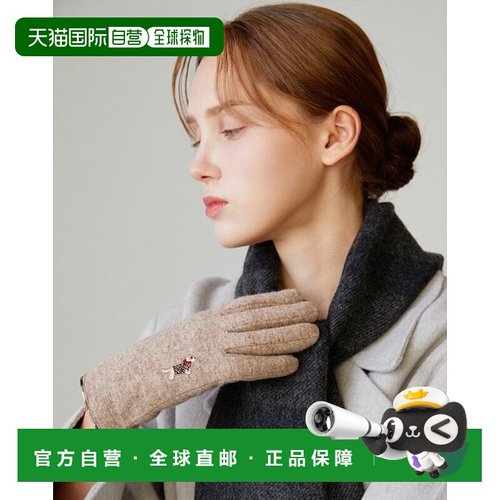 韩国直邮DAKS WOMEN ACC DCGV2F202I2手套BEIGE女士