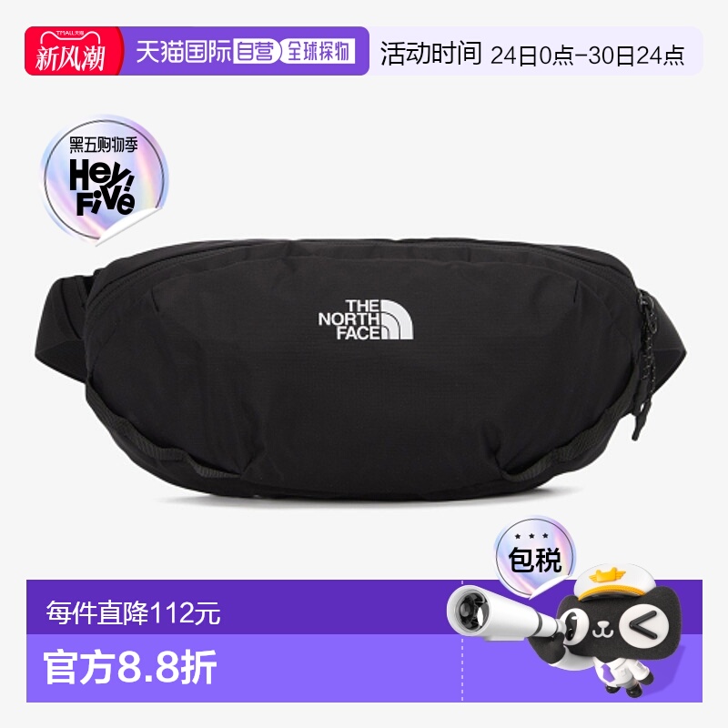 韩国直邮THE NORTH FACE正品户外运动韩版秋冬新品男款腰包NN2HQ0