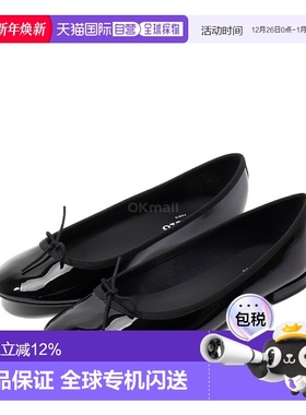 韩国直邮repetto丽派朵休闲鞋女款简约黑色平底舒适百搭日常耐磨