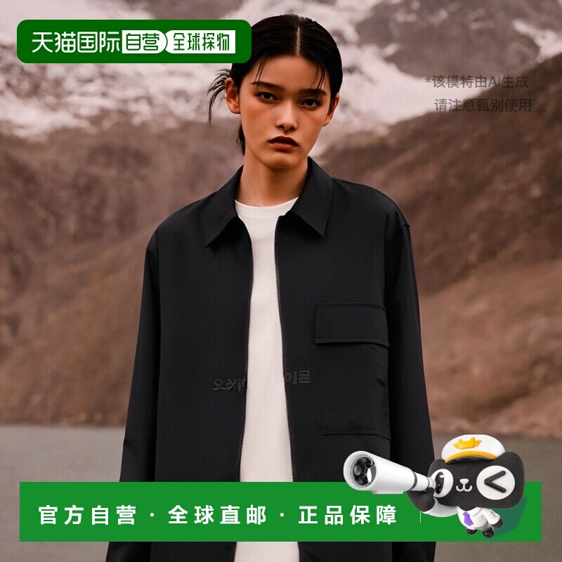 韩国直邮STUDIO NICHOLSON BATRA 黑色衬衫夹克 男士 2023年冬季图片