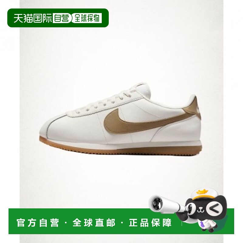 韩国直邮NIKE NIKE Cortez Leather M - Sail Black Yellow Parac