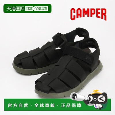 韩国直邮CAMPER 坎珀凉鞋 Oruga GS 女式黑色 K800242-028