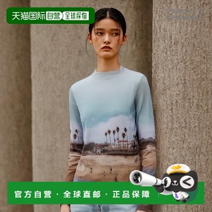 beach 韩国直邮MALBON Califonia T恤M4322PIN13MUL GOLF女士女装