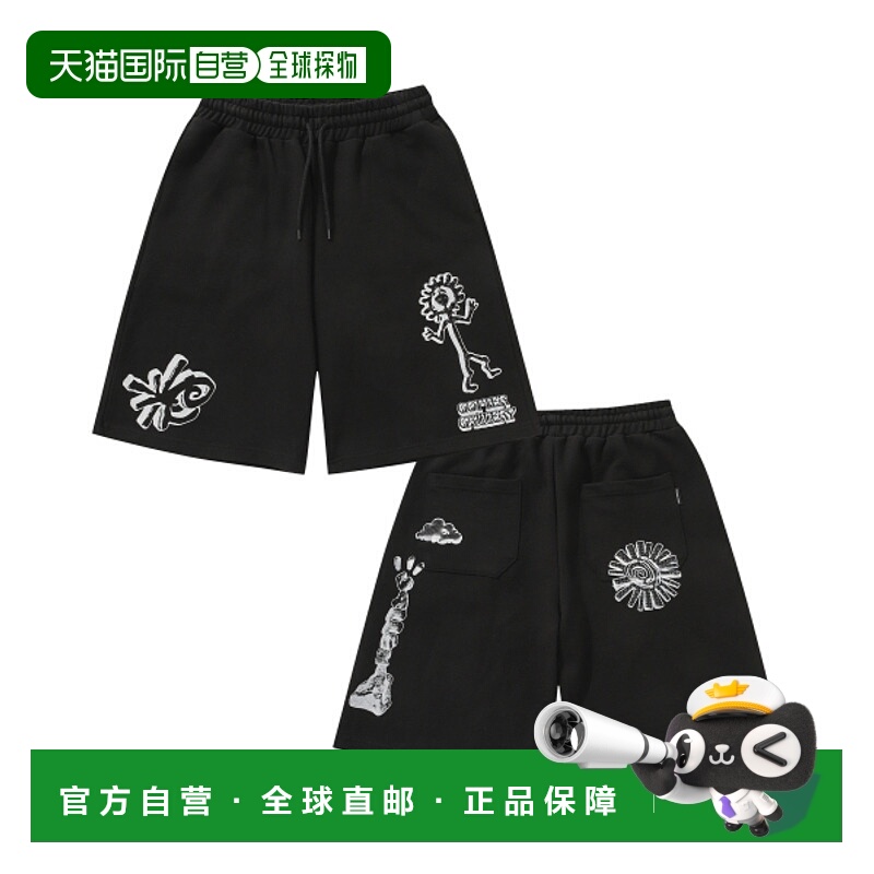 韩国直邮GOTTER GALLERY 公用短裤 GT25SUBT01BK ETHNIC DOODLE S