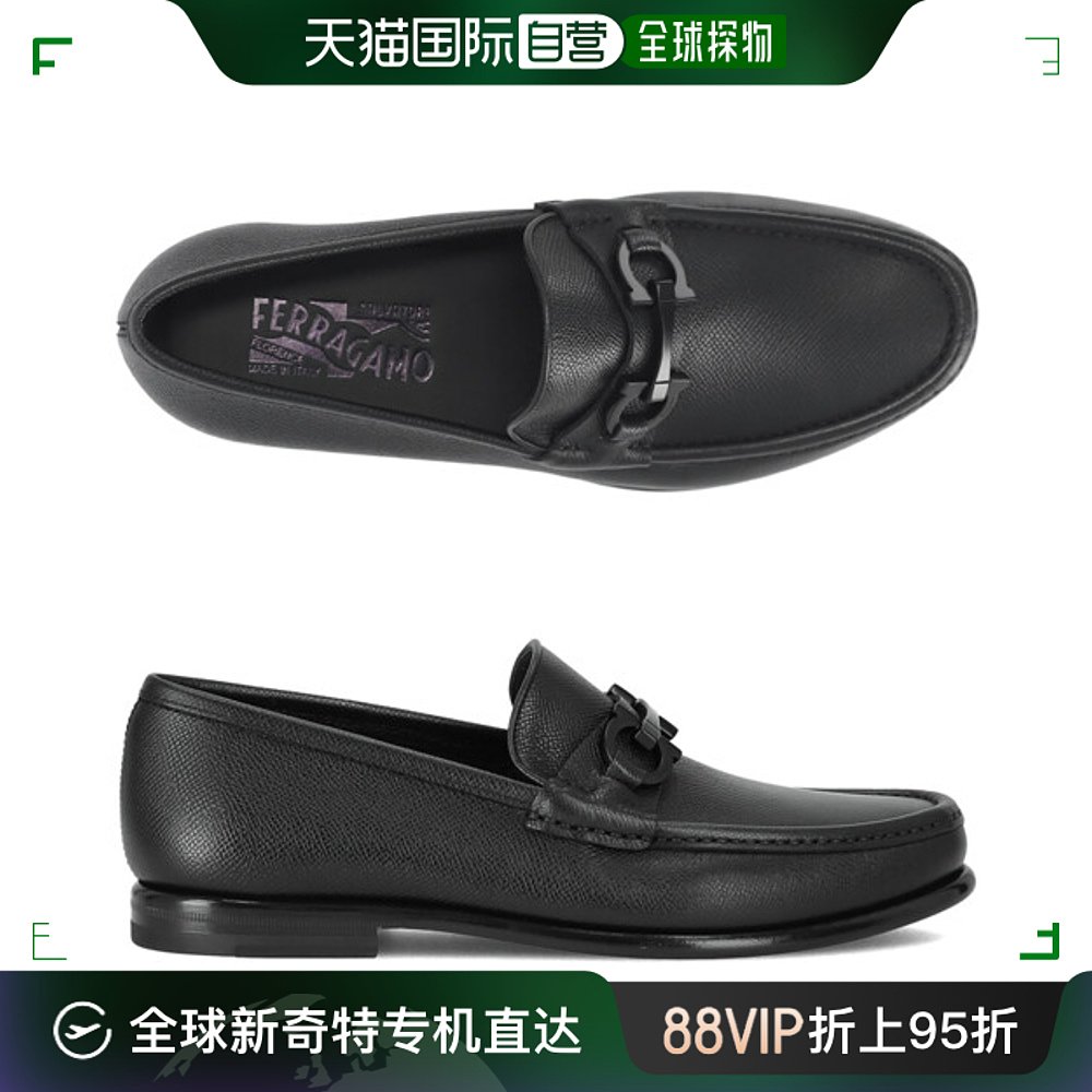 韩国直邮[Ferragamo] CROWN NERO 688525男士乐福鞋