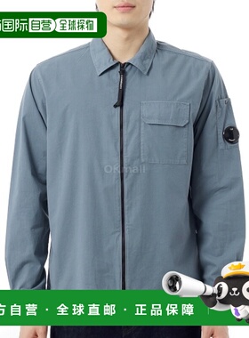 韩国直邮CP COMPANY 有机华达呢全拉链外套衬衫 (18CMOS124A 1101