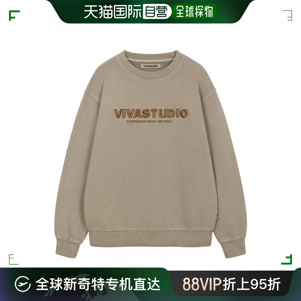 韩国直邮VIVASTUDIO 男士卫衣LOCATION EMBROIDERY CREWNECK [BRO