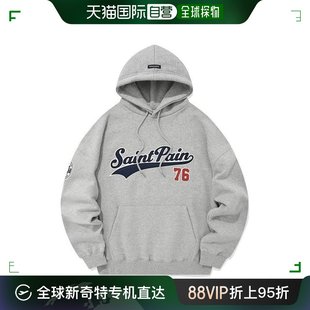 梅兰灰 商标 韩国直邮saintpain 灰 SAINTPAIN 帽子 队 卫衣