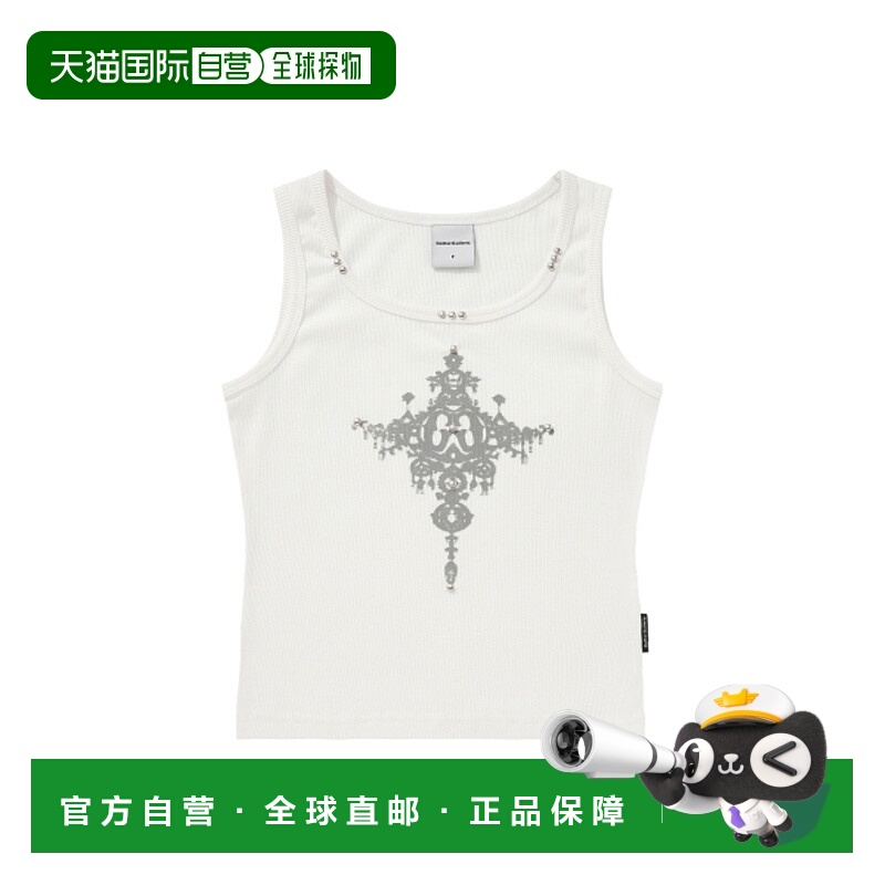 韩国直邮GOTTER GALLERY 女士吊带衫 GT25WSTP08WH GOTH STUD SLEE