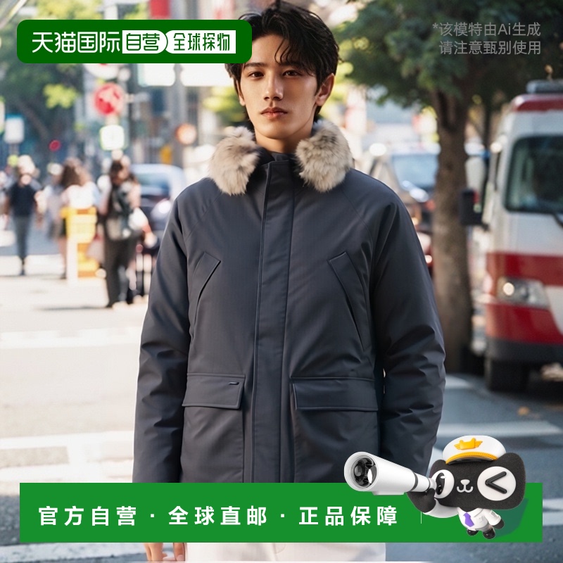 韩国直邮NOBIS 羽绒服HERITAGENAVYFW22男士 高端流行 休闲时尚