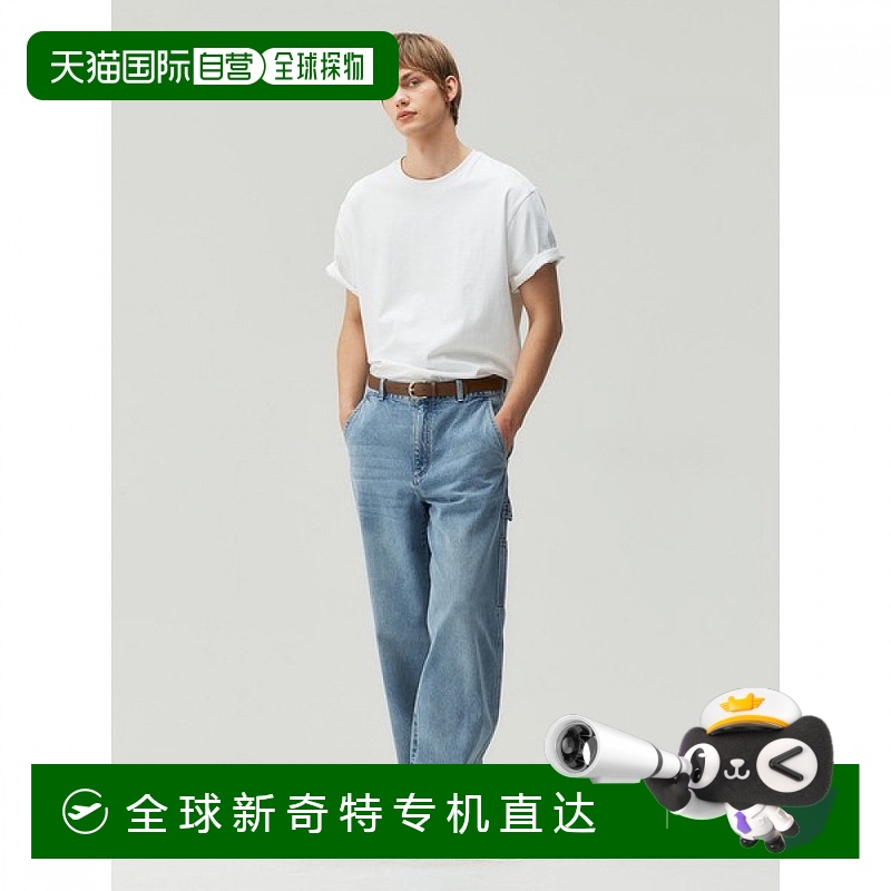 1小時內(nèi)可退 韓國直郵馬因德布瑞奇 牛仔工作褲