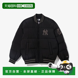韩国直邮NEW ERA MLB 纽约洋基队飞行员羽绒服 黑色 14742049