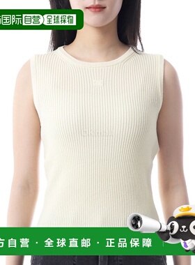 韩国直邮CELINE 条纹羊毛无袖上衣（RX03C861Z 01OW） 无袖的