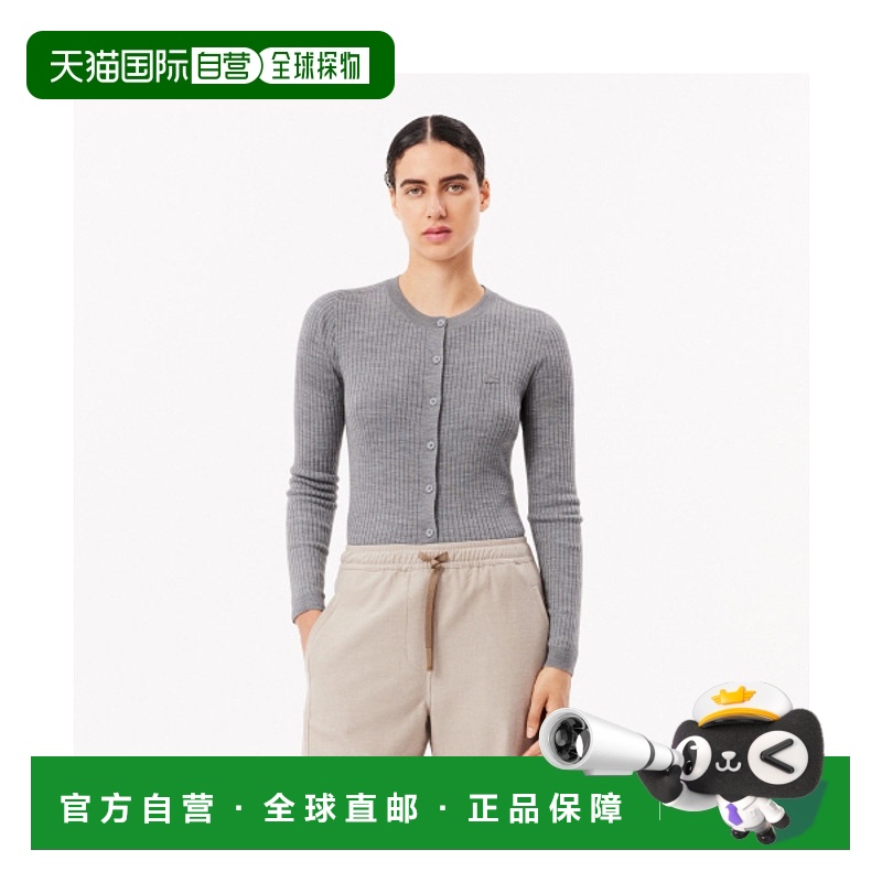 韩国直邮LACOSTE女士毛针织衫AF2560-54NCCA羊毛