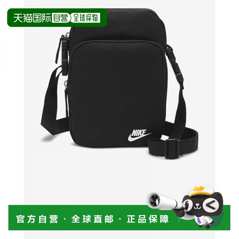 韩国直邮NIKE {仅限店内｝NIKE 斜挎包 4L - 黑色 黑色 白色 DB04