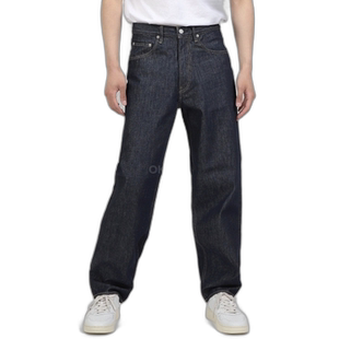 韩国直邮AURALEE 硬扭牛仔阔腿裤 A00P03DM 春季 男士 时尚都市