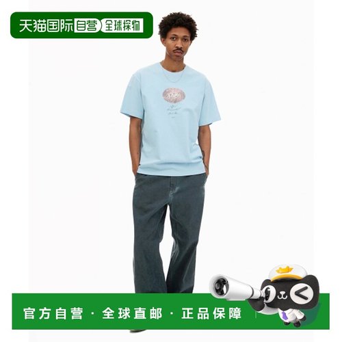 韩国直邮THISISNEVERTHAT 公用T恤Two Hounds Tee Sky Blue TN241