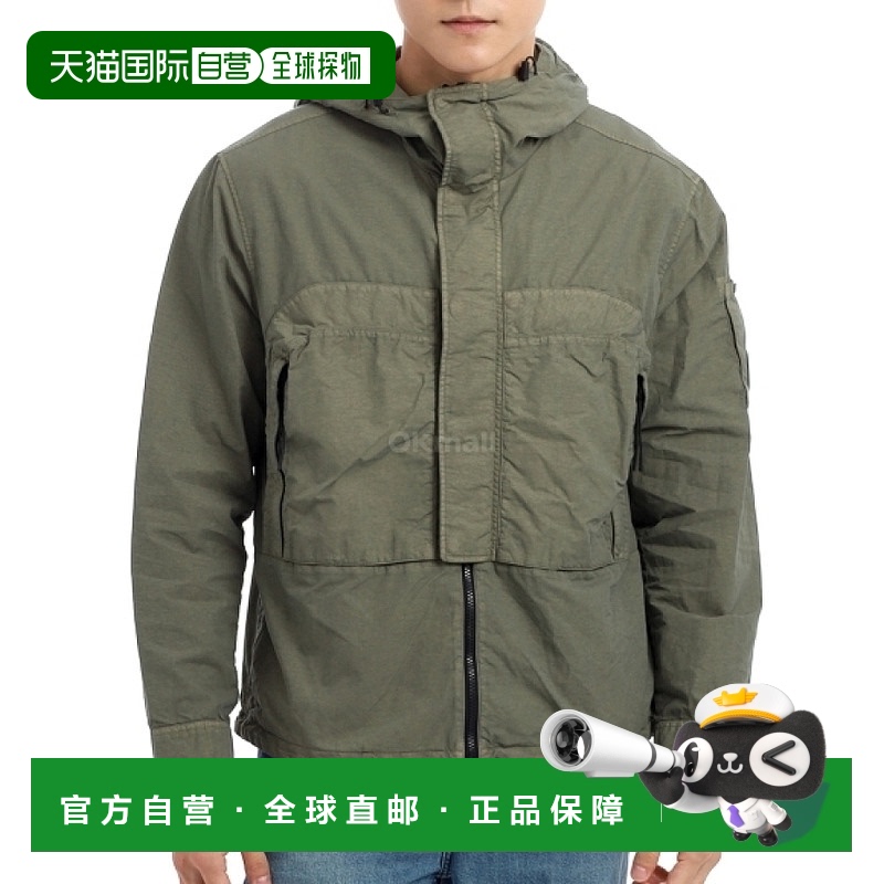 韩国直邮CP COMPANY 平底尼龙连帽外套衬衫 (17CMOS132A 005991G