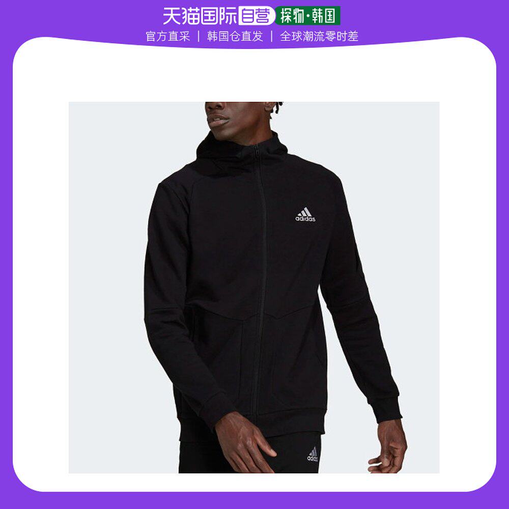 韩国直邮[ADIDAS] [Adidas] 弹力4GMDY 门襟拉链 帽子 T恤_SHE181