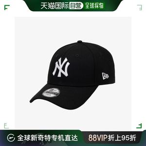 韩国直邮[NEW ERA儿童] MLB白色棒球帽平沿帽子-黑色(1357