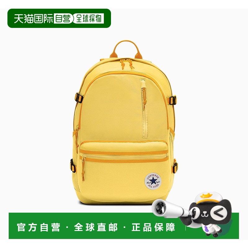 韩国直邮Converse 匡威 Logo标牌拉链开合 涤纶（聚酯纤维） 双肩
