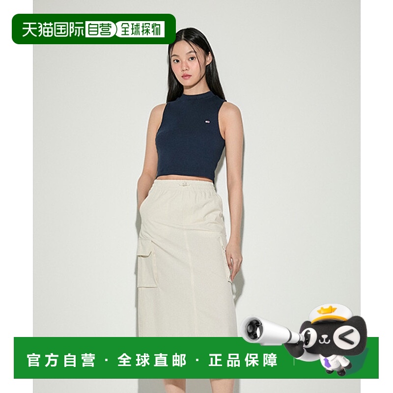 韩国直邮TOMMY JEANS 女士半身裙T32E1WSC10TWT2ACG长裙a字裙