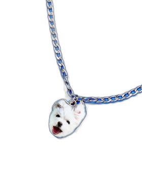 韩国直邮WAIKEI韩国小众设计师狗狗图案时尚日常项链YK23HSAC05