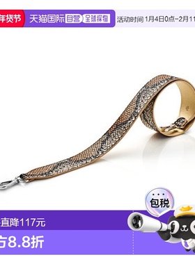 韩国直邮FIND KAPOOR时尚女包单肩斜挎女水桶包FKR蛇皮肩带 10201