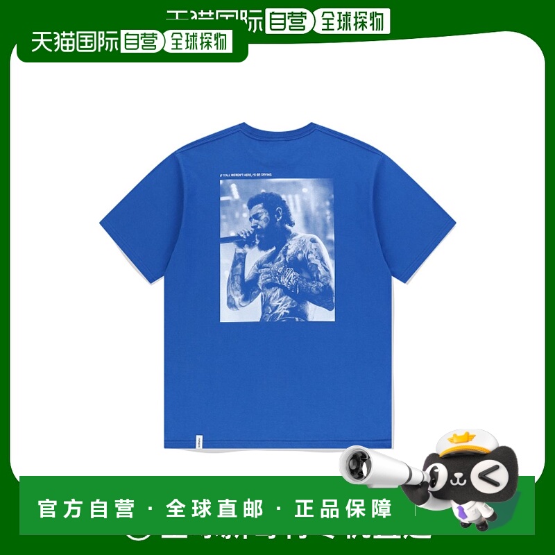 韩国直邮MAHAGRID 男士T恤MG2EMMT520DBL INTERNATIONAL TOUR TEE