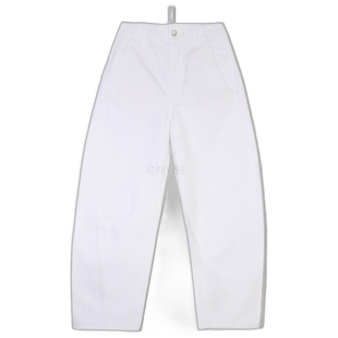 韩国直邮STUDIO NICHOLSON Akerman 光学白色牛仔长裤 (747) 牛仔